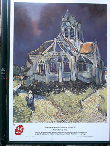 Van Gogh's painting of the Church at Auvers-sur-Oise